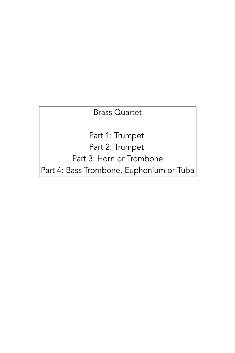 Jazz Carols Collection for Brass Quartet - Set Six Brass Quartet scores gallery preview page 3