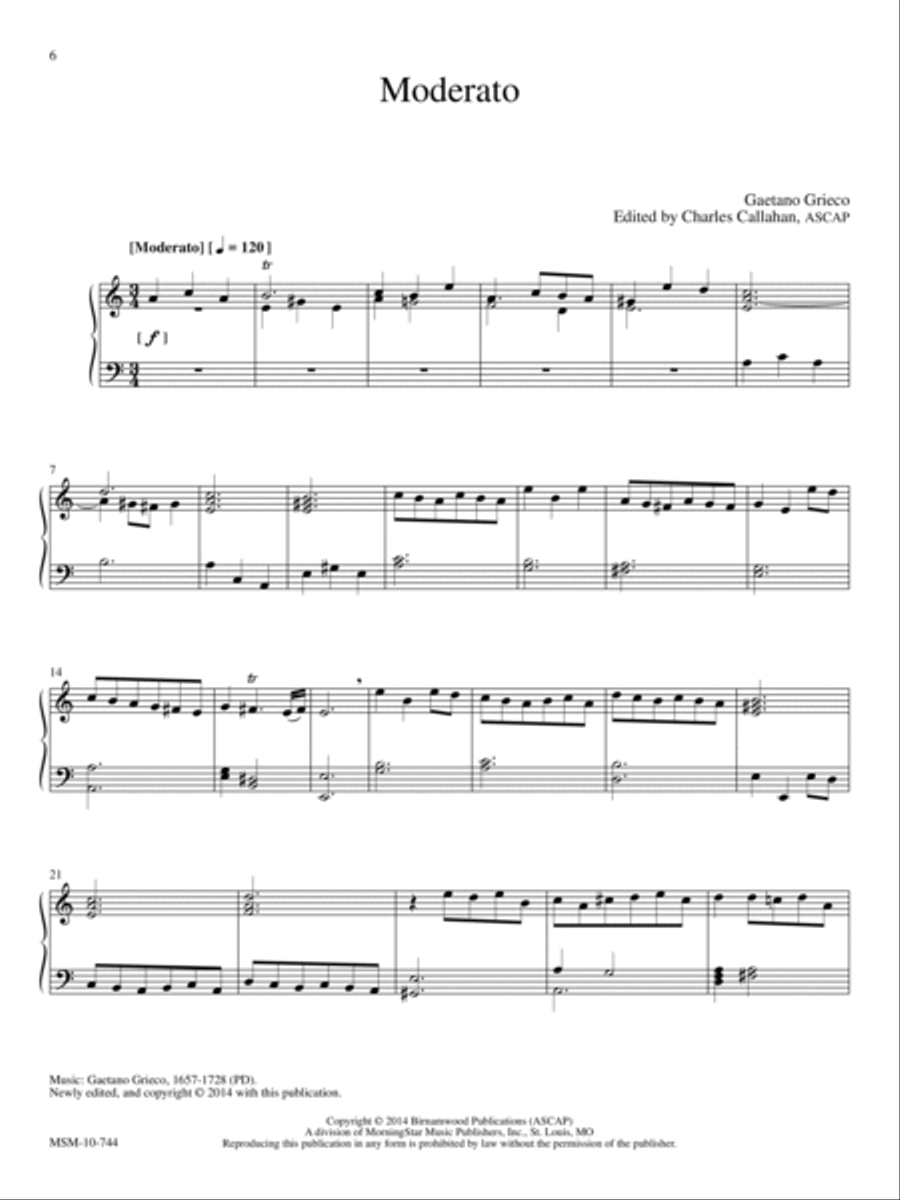 Preludes and Postludes: Music for Manuals Organ scores gallery preview page 3