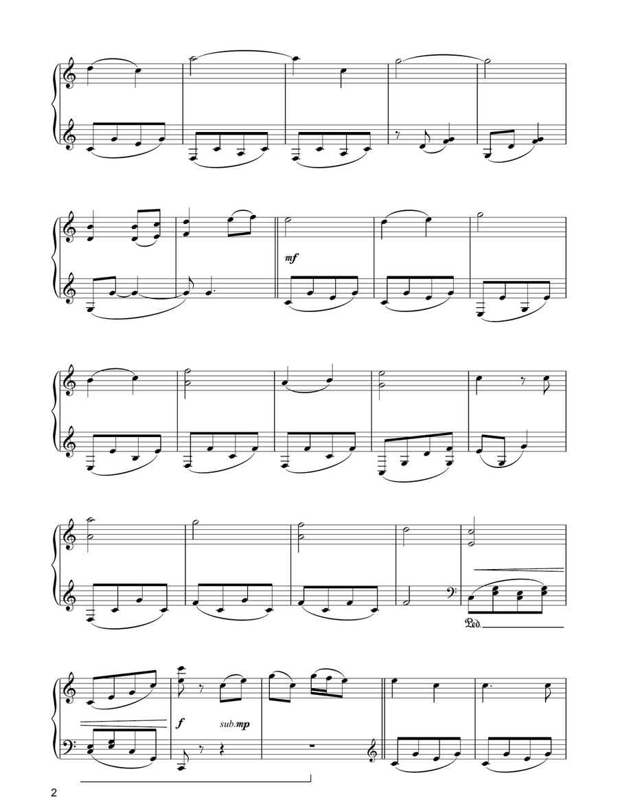 The Park On Piano (from Finding Neverland) Piano Solo scores gallery preview page 2