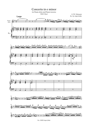 G.Ph. Telemann - Double Concerto e minor TWV52:e1 - Basso continuo