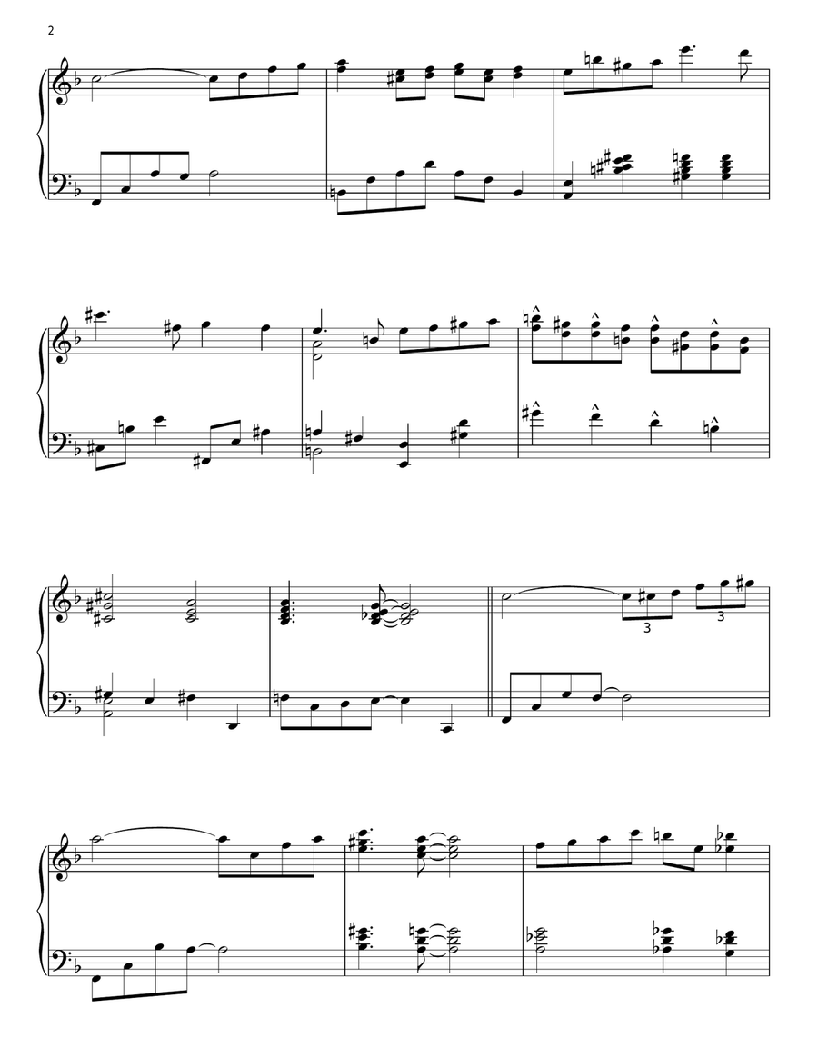 Always Piano Solo scores gallery preview page 2