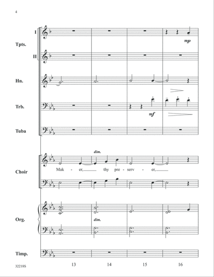 Awake, My Heart Choir scores gallery preview page 5