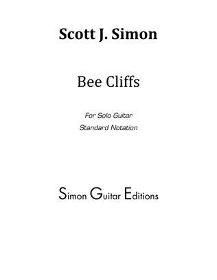 Bee Cliffs Suite for Classical Guitar