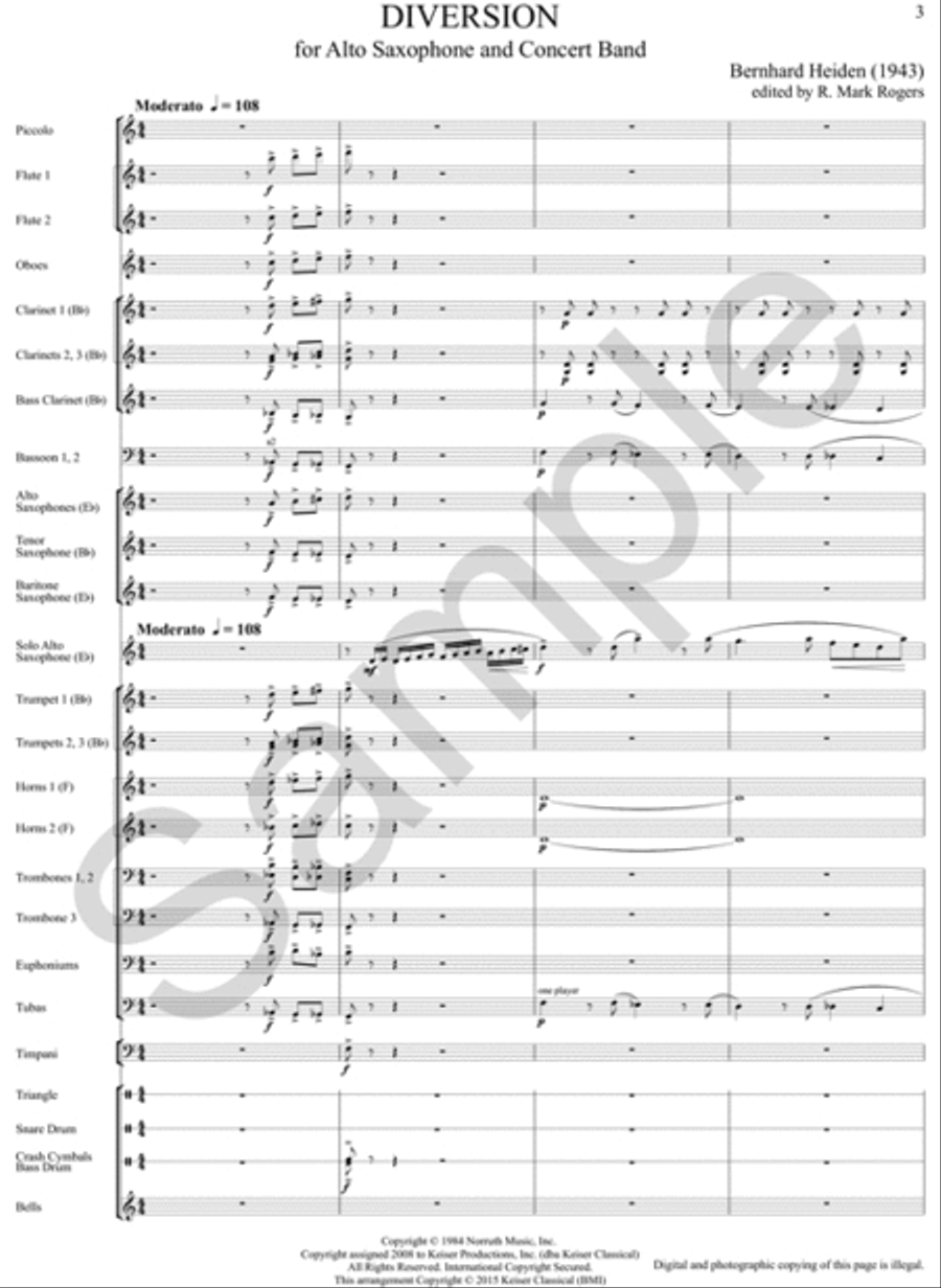 Diversion Concert Band scores gallery preview page 4