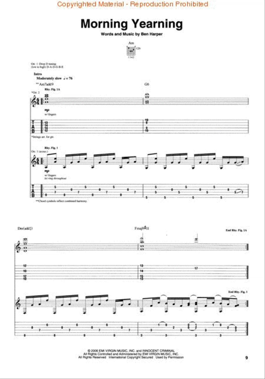 Ben Harper - Both Sides of the Gun Electric Guitar scores gallery preview page 2