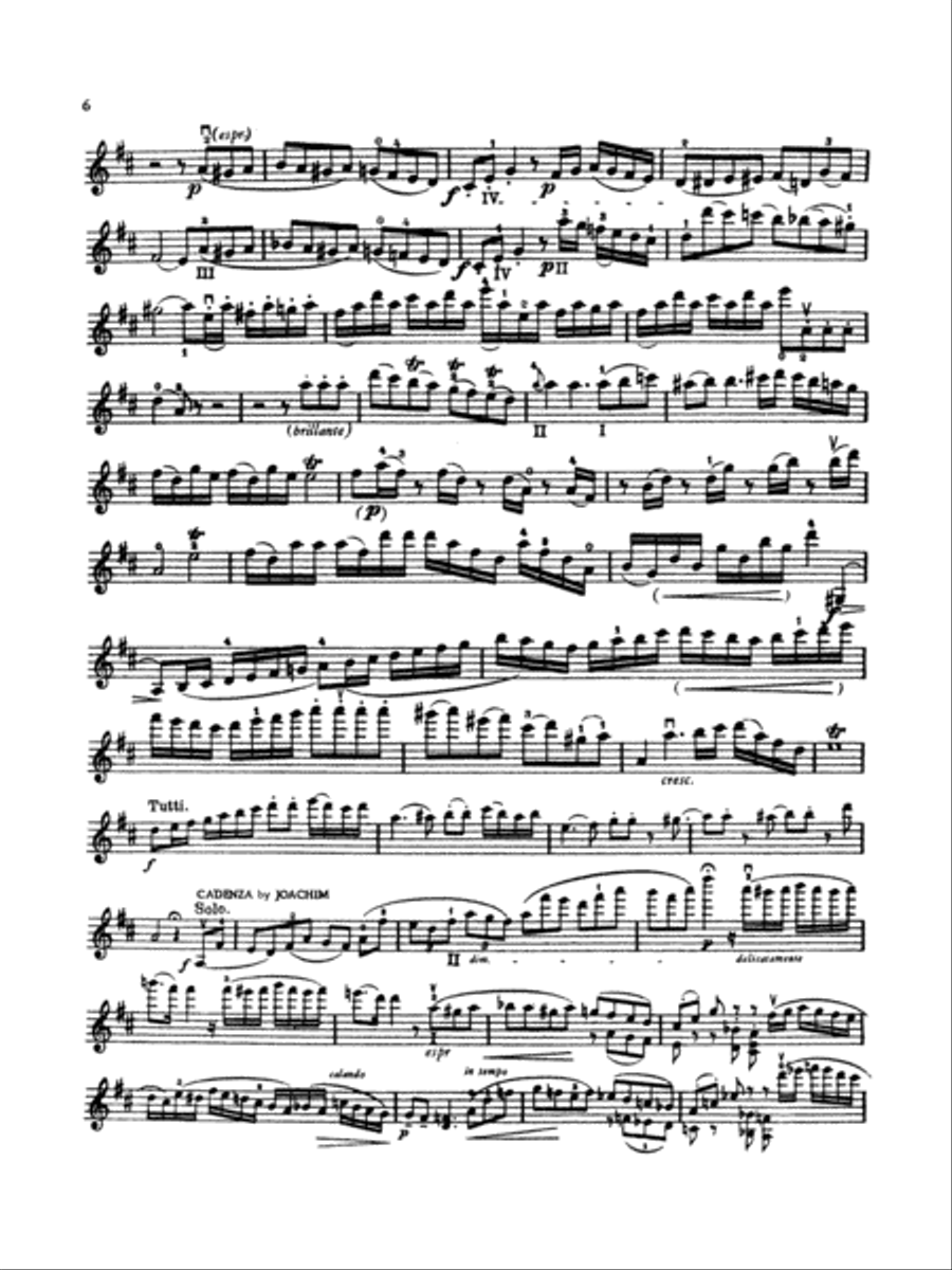 Mozart: Violin Concerto No. 4 in D Major, K. 218 Violin Solo scores gallery preview page 6