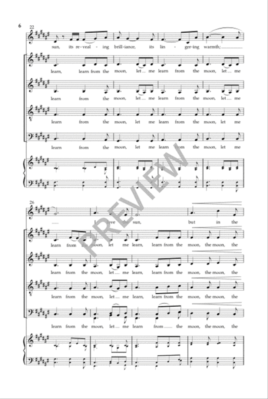 The Wisdom of the Moon Divisi scores gallery preview page 7