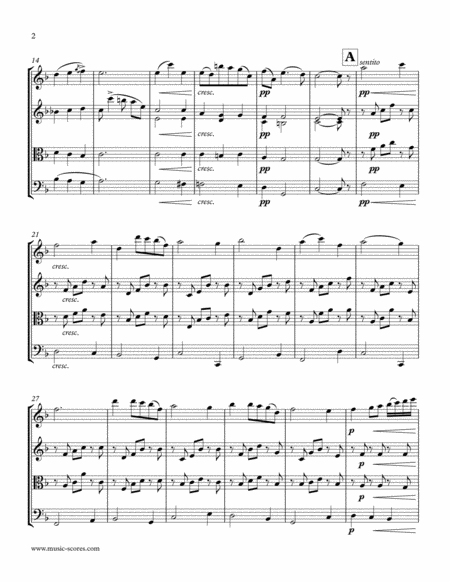 Intermezzo from Cavalleria Rusticana - String Quartet image number null