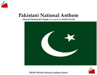 Book cover for Pakistani National Anthem for Brass Quintet (MFAO World National Anthems Series)