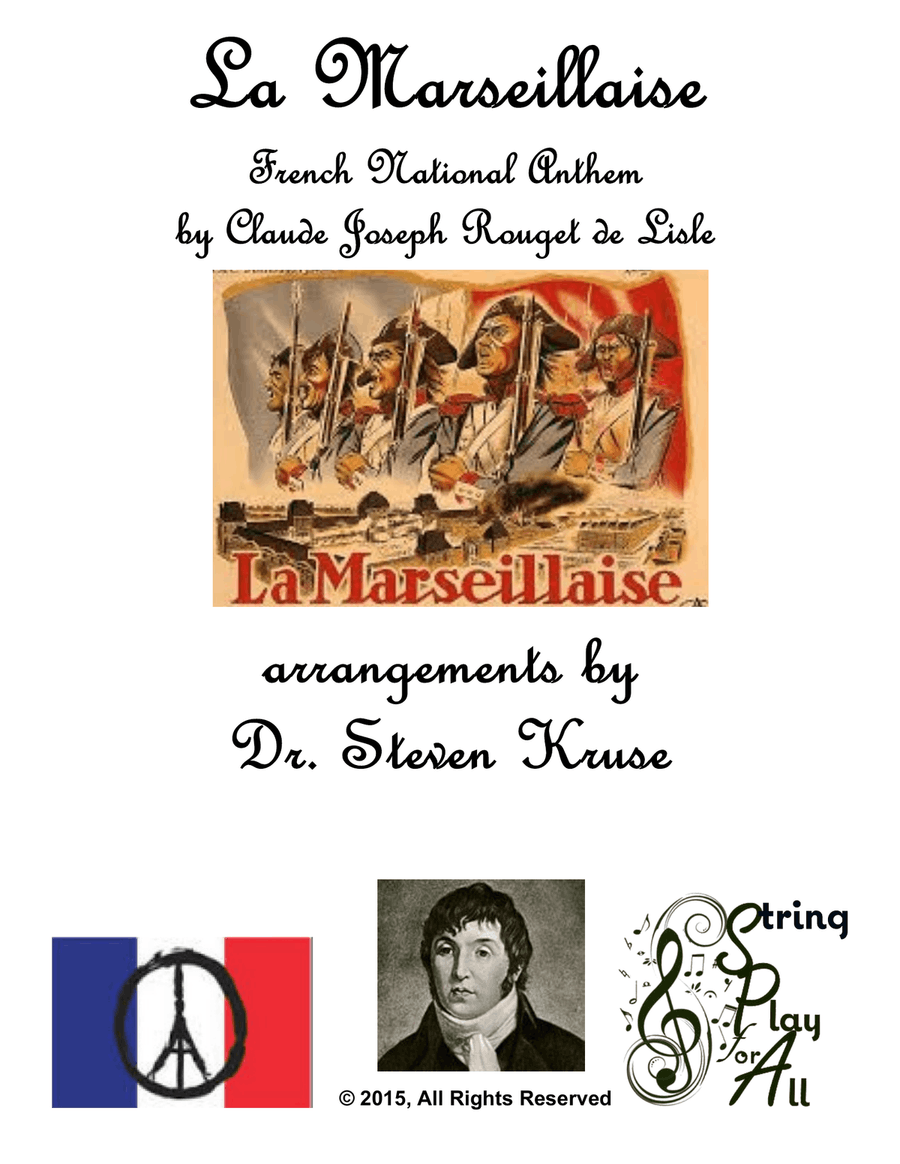 Book cover for La Marseilles, French National Anthem, for Multi-Level String Orchestra