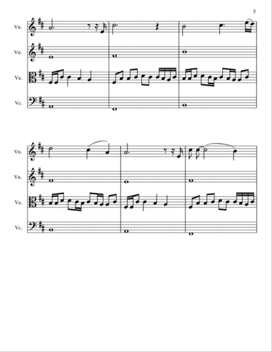 Hello String Quartet scores gallery preview page 5