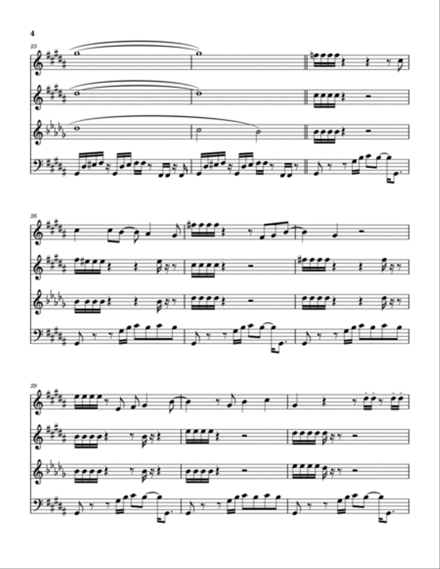 Big Time Woodwind Quartet scores gallery preview page 5