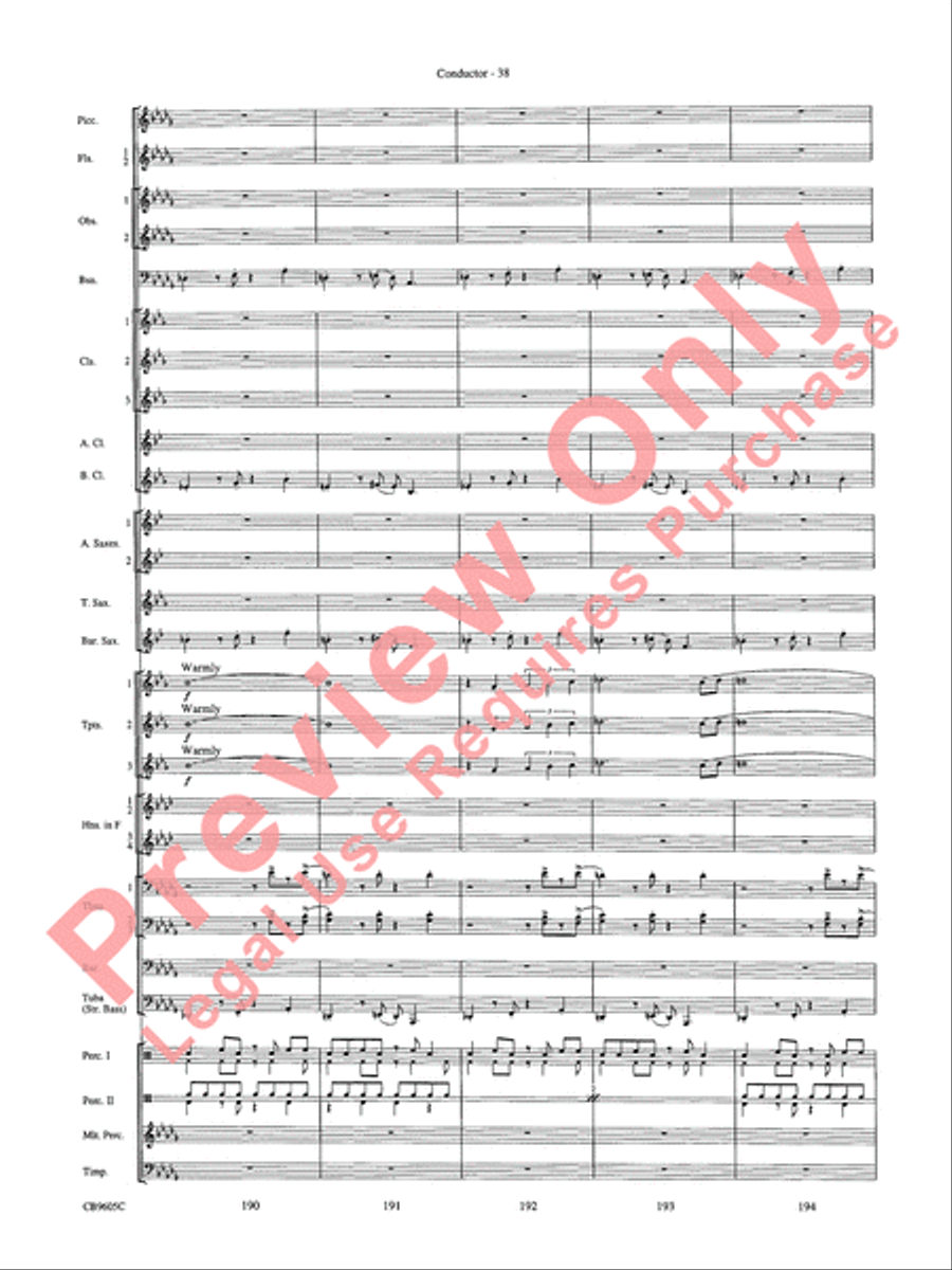 The Symphonic Gershwin The Symphonic Gershwin Concert Band scores gallery preview page 42