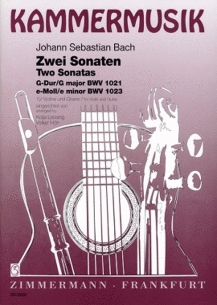 Sonatas G major and E minor BWV 1021 und BWV 1023