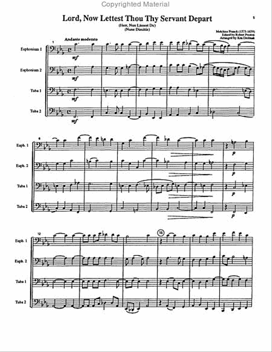 Renaissance Choral Music Choir scores gallery preview page 3