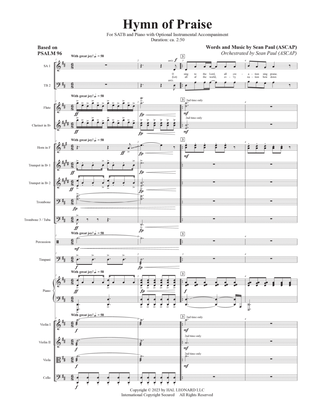 Hymn Of Praise - Full Score