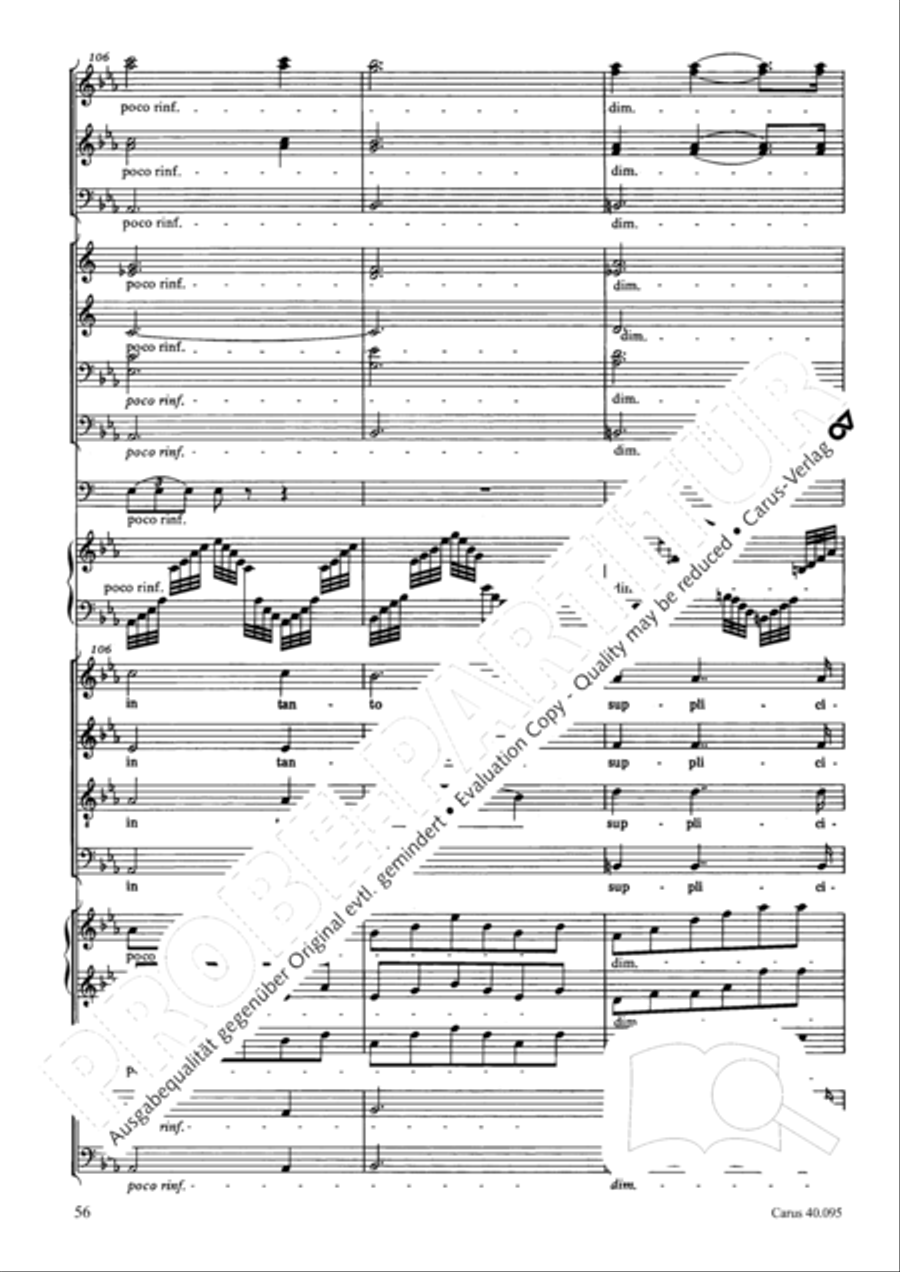 The Seven Words (Die Sieben Worte) 4-Part scores gallery preview page 71