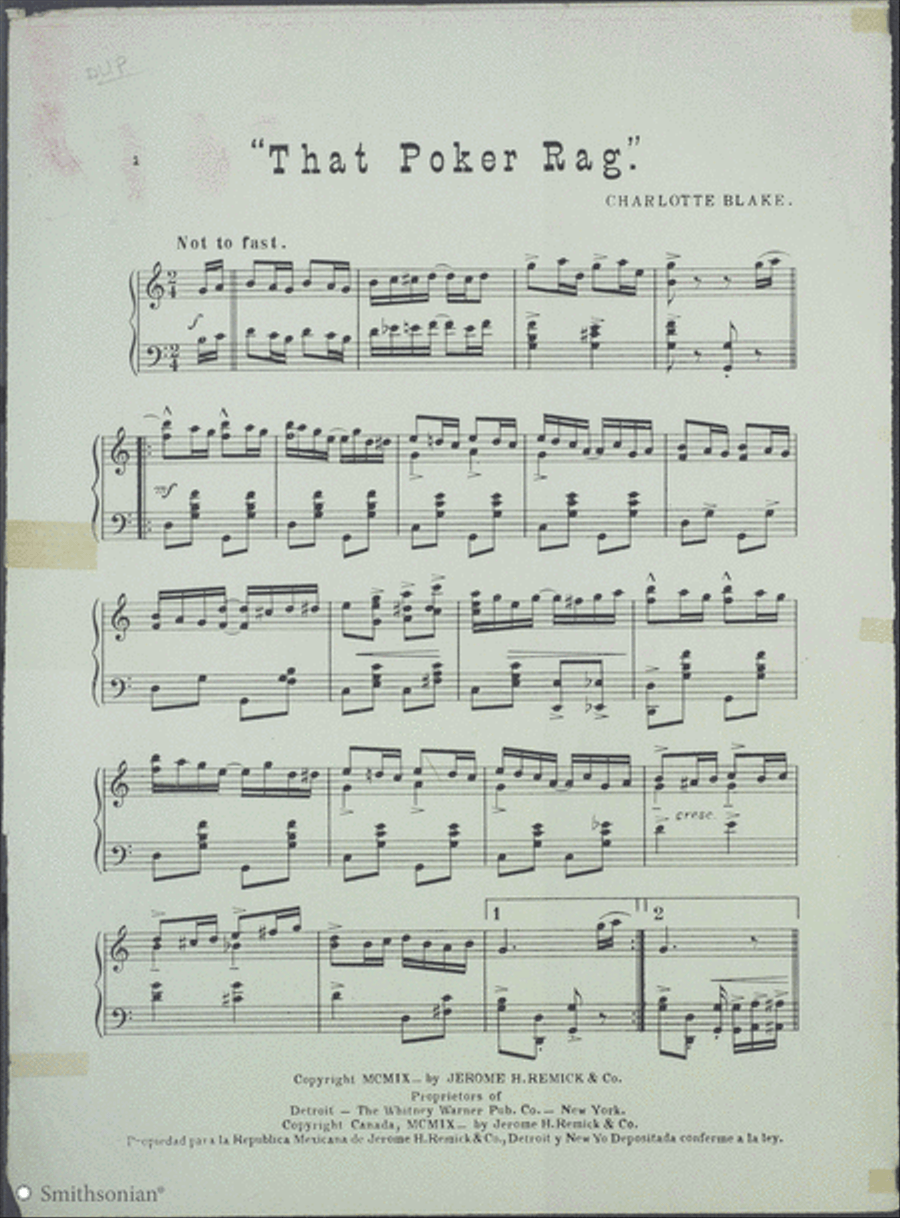 (That) Poker Rag Piano Solo scores gallery preview page 2