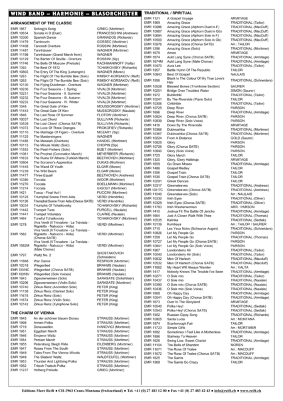 Tourdion Concert Band scores gallery preview page 7