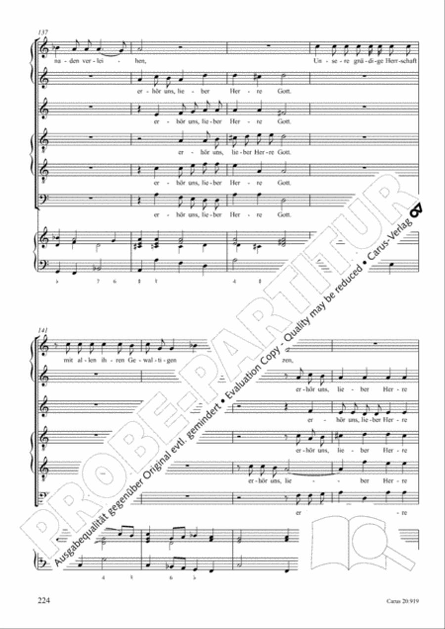 Opera varia I. Works with 1-7 parts (Complete edition, vol. 19) [Werke mit 1-7 obligaten Stimmen] Score scores gallery preview page 281