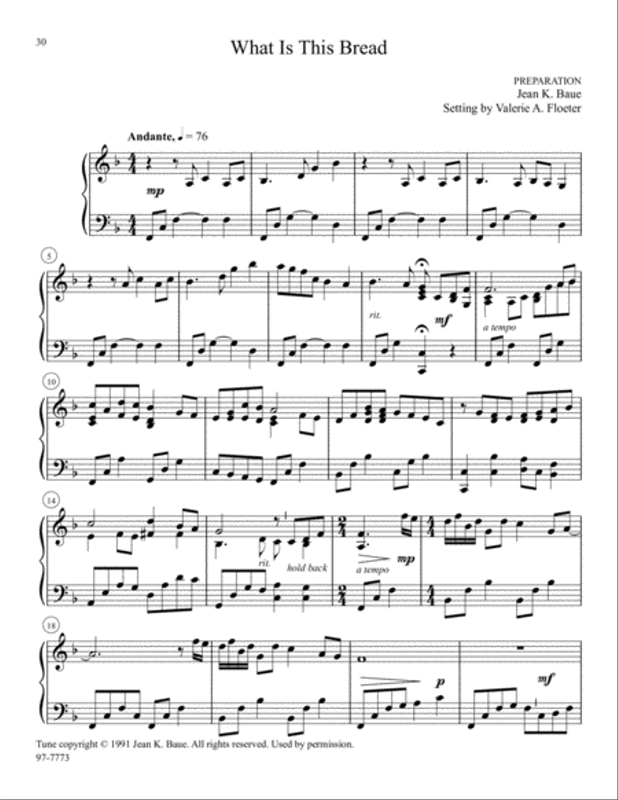 Piano Stylings, Set 3: Hymns for the Church Year Piano Solo scores gallery preview page 9