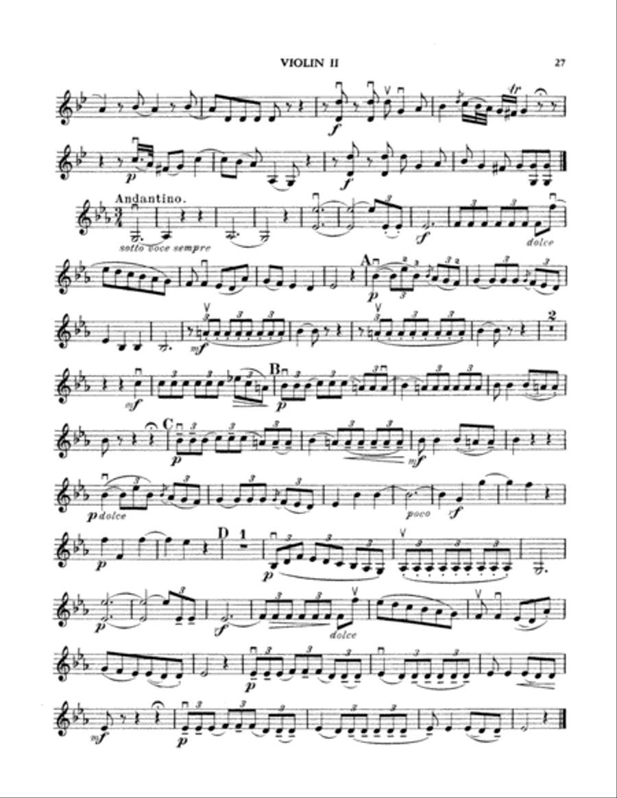 Boccherini: Nine Selected String Quartets String Quartet scores gallery preview page 2
