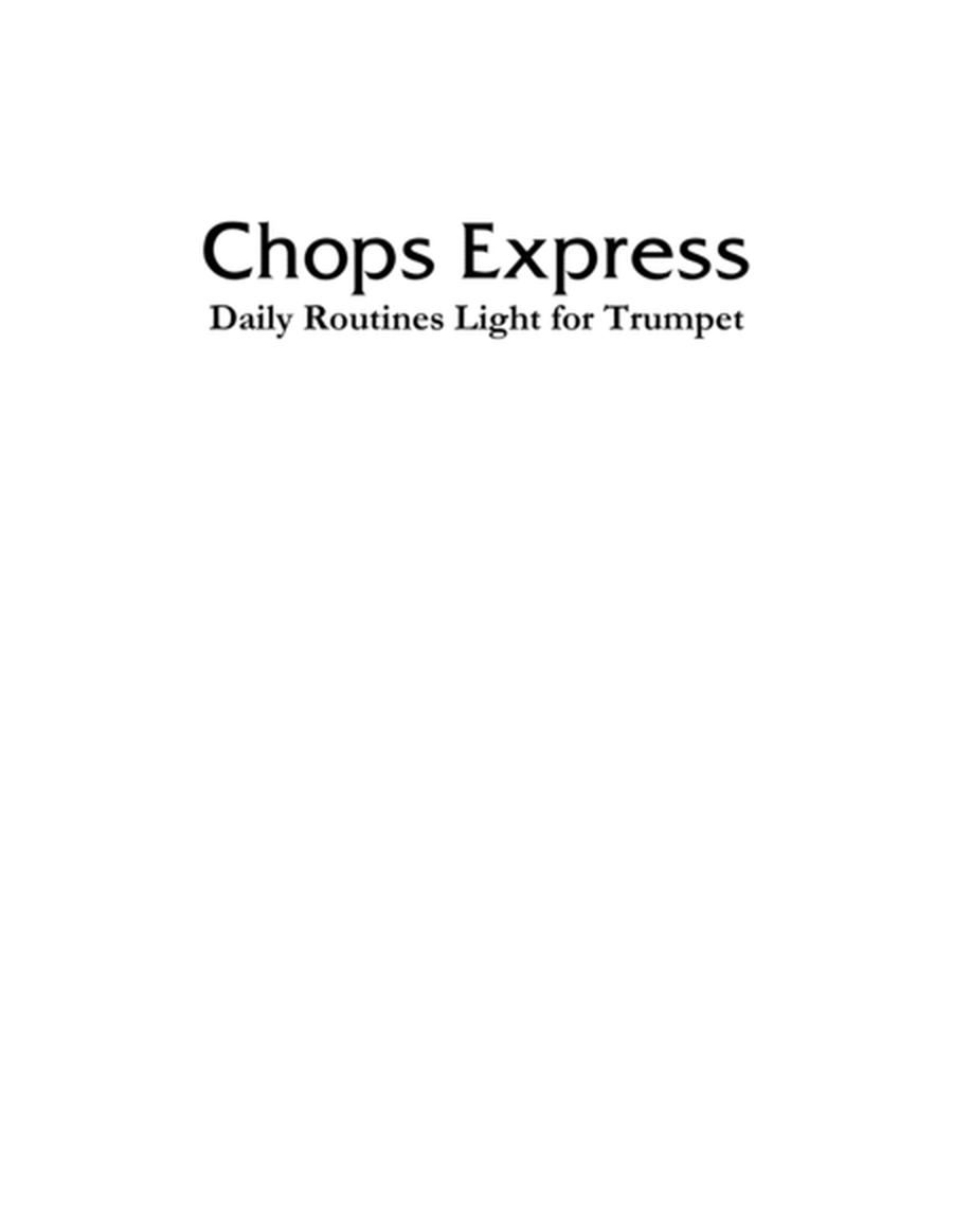 Chops Express for Trumpet by Eddie Lewis
