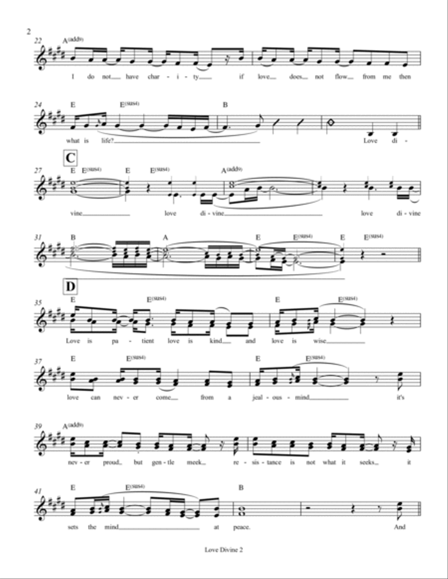 Love Divine Small Ensemble scores gallery preview page 2