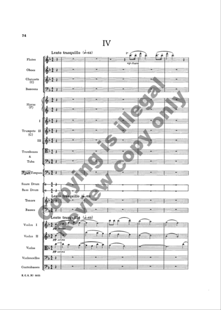 The Testament of Freedom (Additional Orchestra Score) Choir scores gallery preview page 39