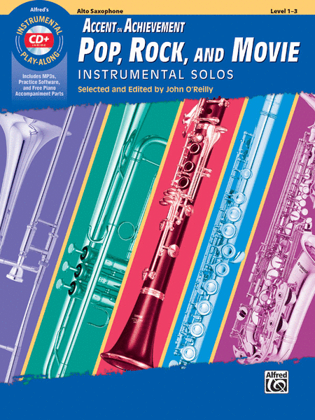 AOA Pop, Rock, and Movie Instrumental Solos by John O'Reilly Alto Saxophone - Sheet Music