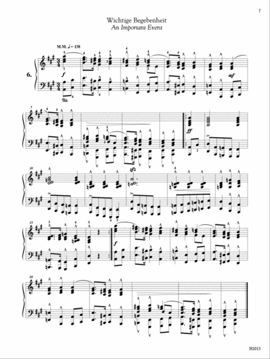 Schumann -- Scenes from Childhood, Op. 15 Piano Solo scores gallery preview page 3