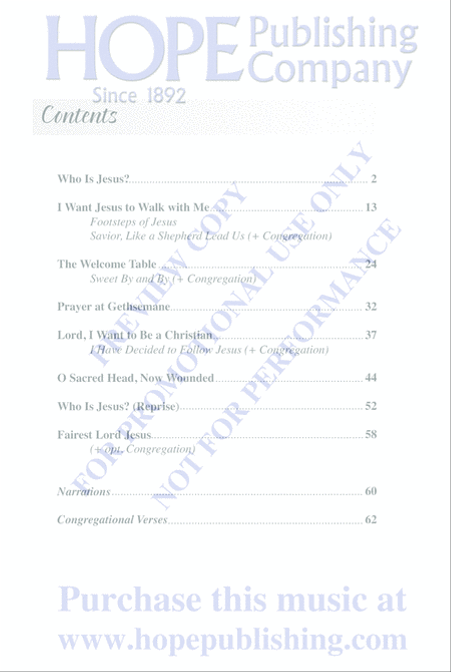 Who Is Jesus? 4-Part scores gallery preview page 5