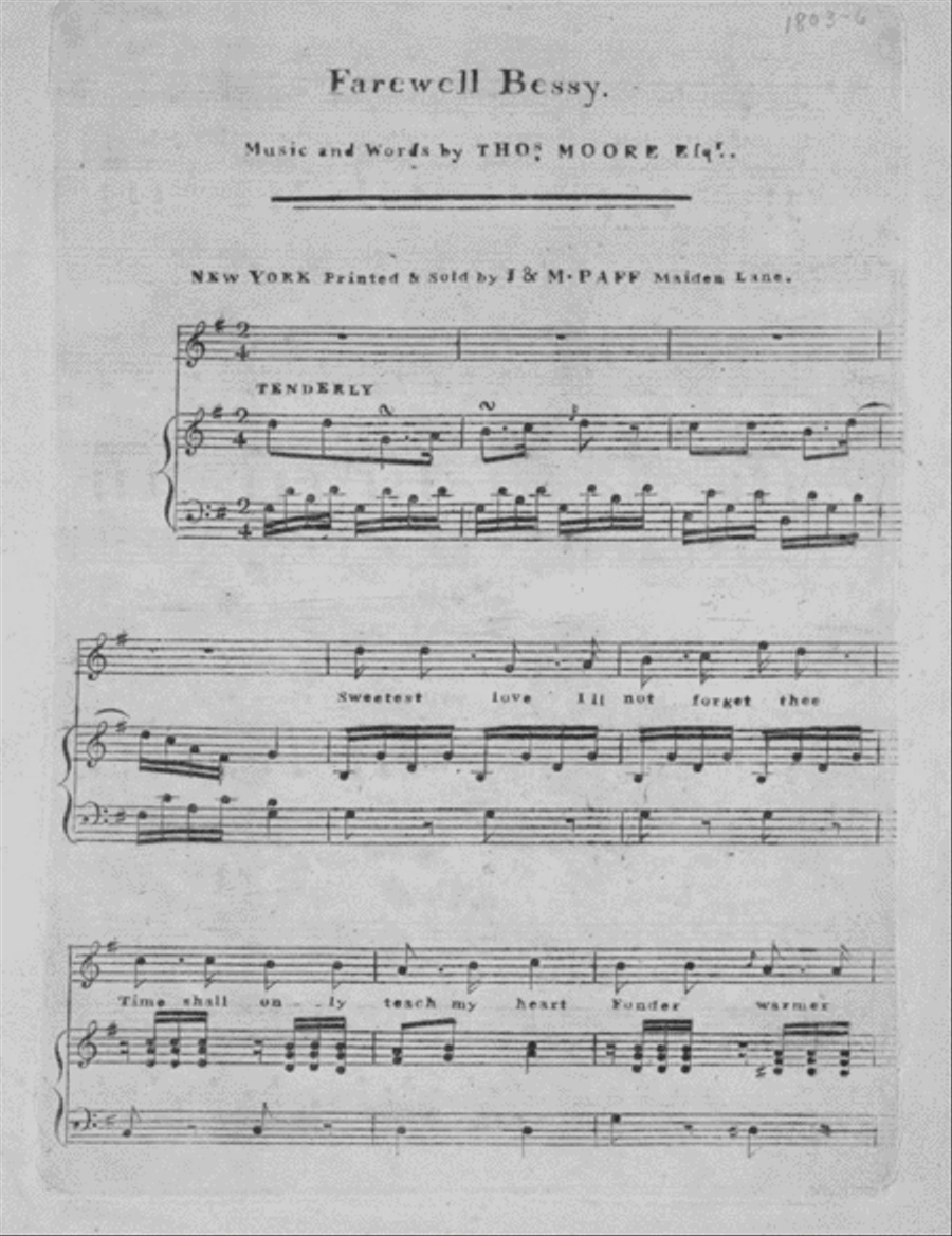 Farewell Bessy Voice scores gallery preview page 1