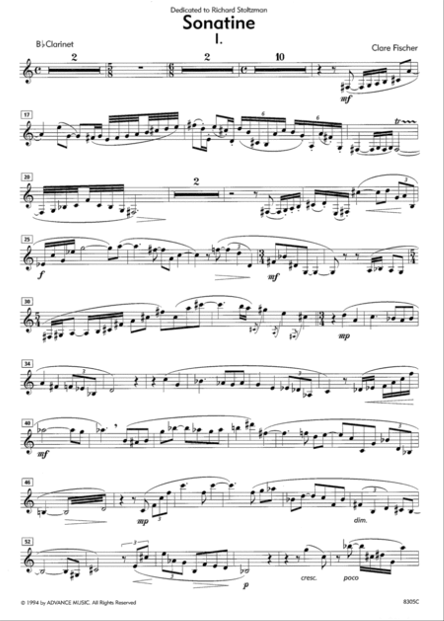 Sonatine Small Ensemble scores gallery preview page 2
