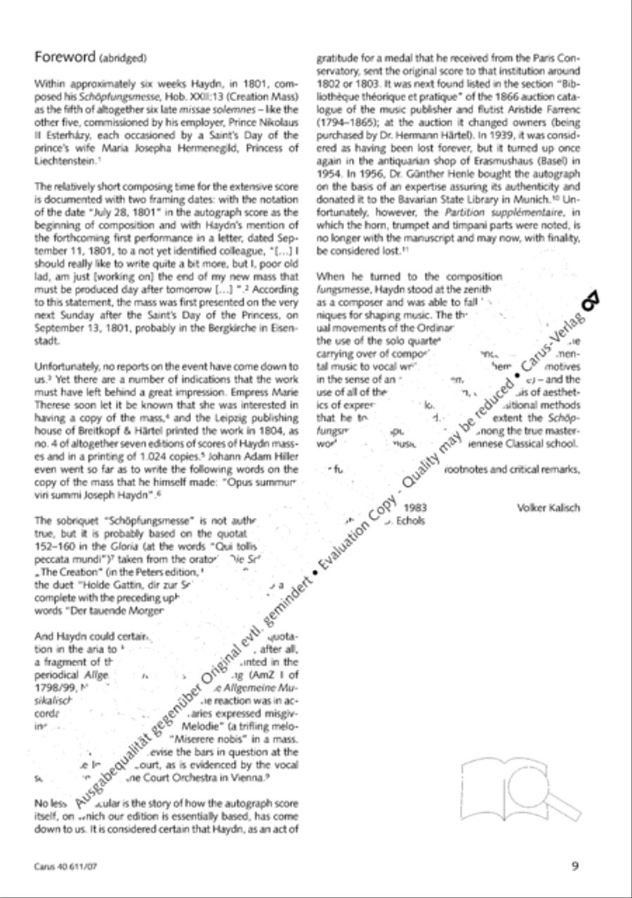 Missa solemnis in B Missa solemnis in B 4-Part scores gallery preview page 10
