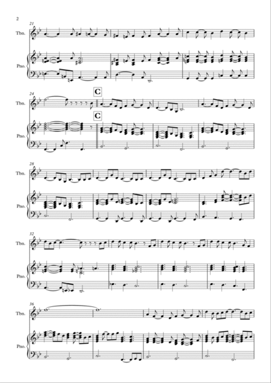 Saving All My Love For You Piano scores gallery preview page 2
