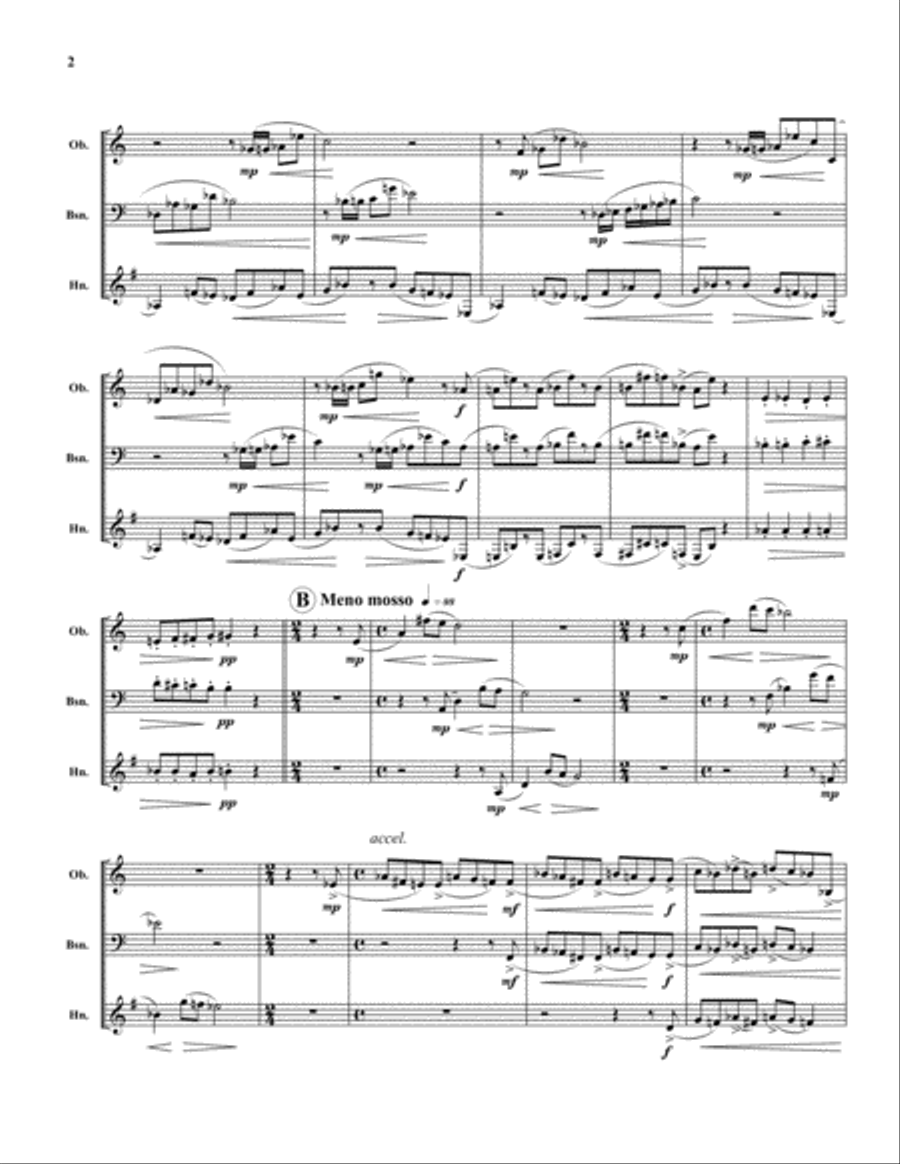 Tip-Toe Trio Bassoon scores gallery preview page 2