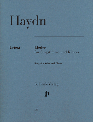 Book cover for Songs for Voice and Piano