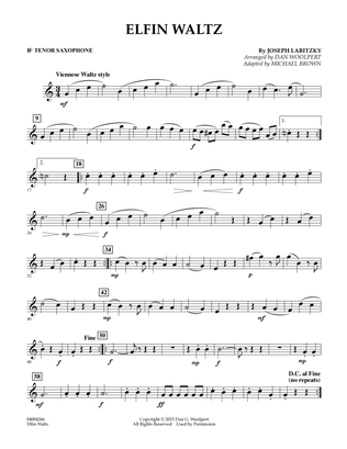 Elfin Waltz - Bb Tenor Saxophone