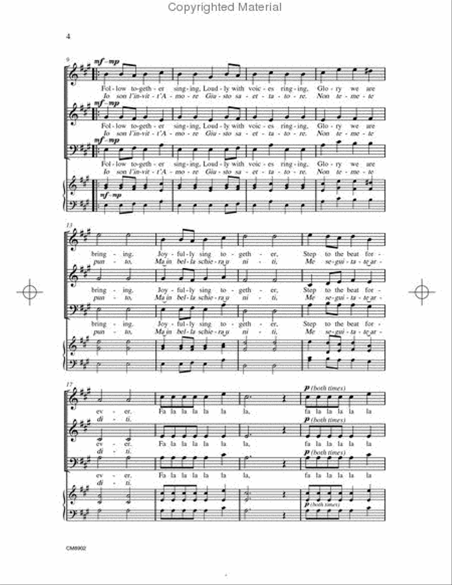 Come To the Celebration 3-Part scores gallery preview page 3