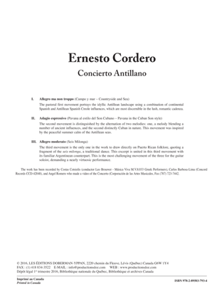 Book cover for Concierto Antillano