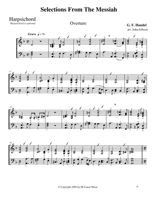 Handel's Messiah Selections for Clarinet and Bassoon Duet