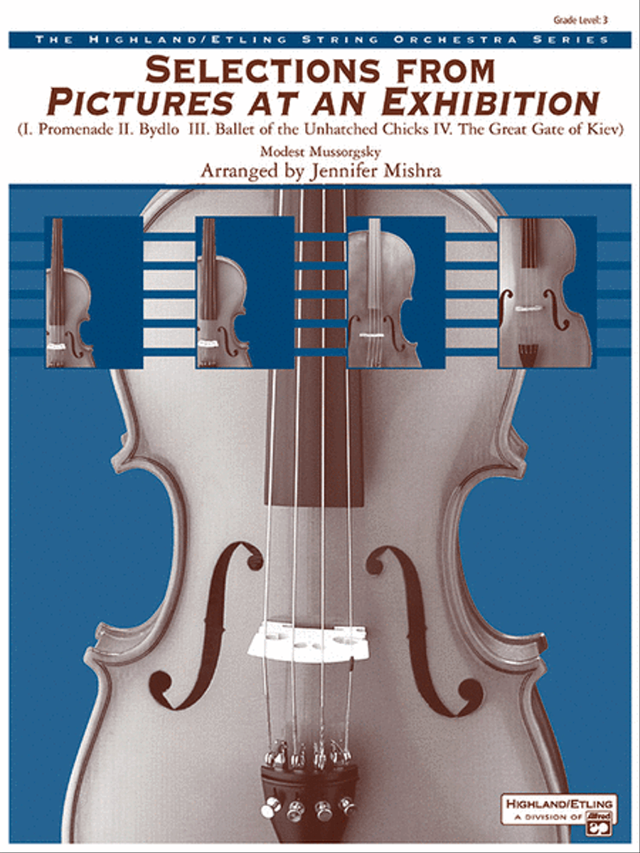 Pictures at an Exhibition, Selections from String Orchestra scores gallery preview page 1