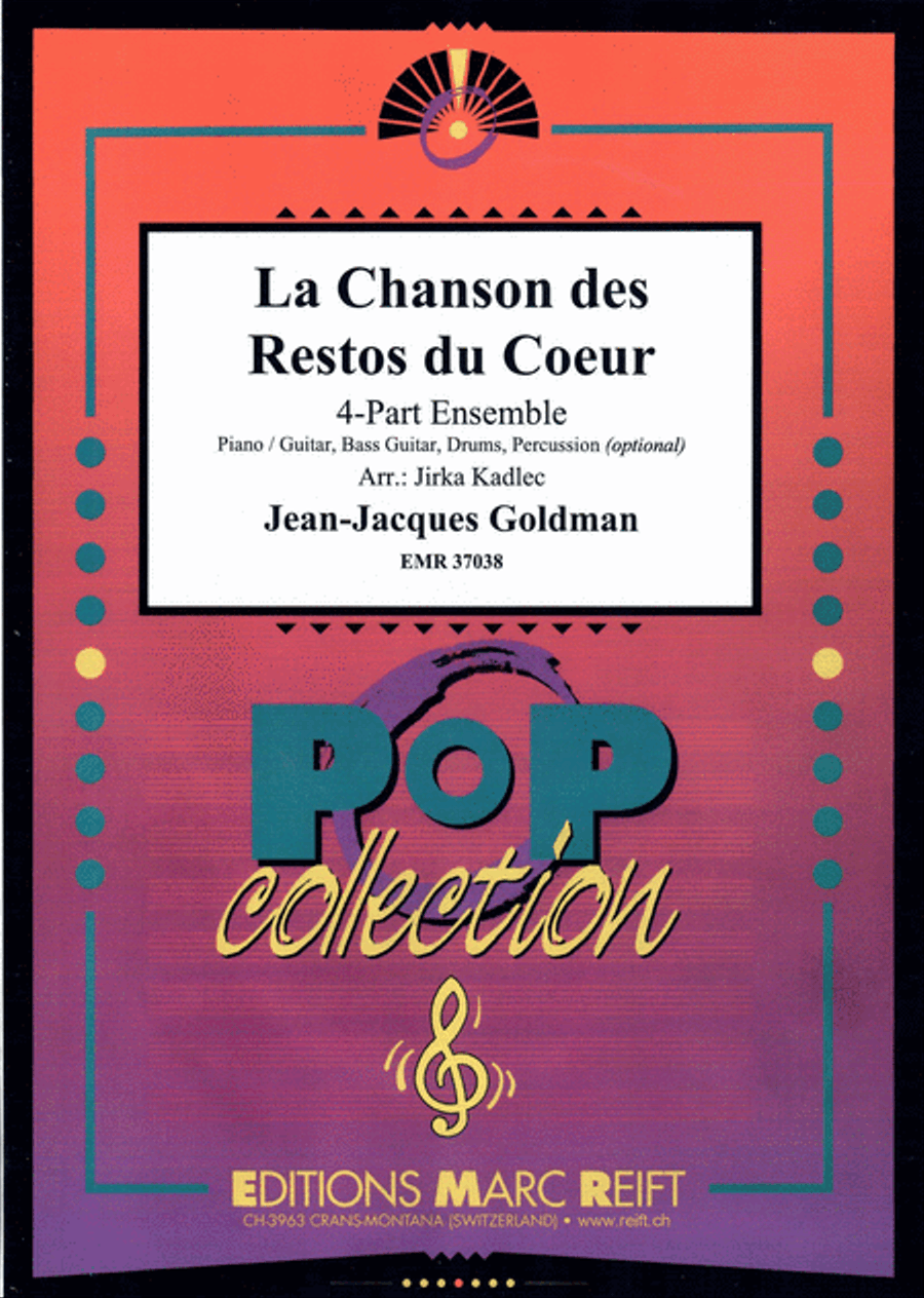 La Chanson des Restos du Coeur Concert Band scores gallery preview page 1