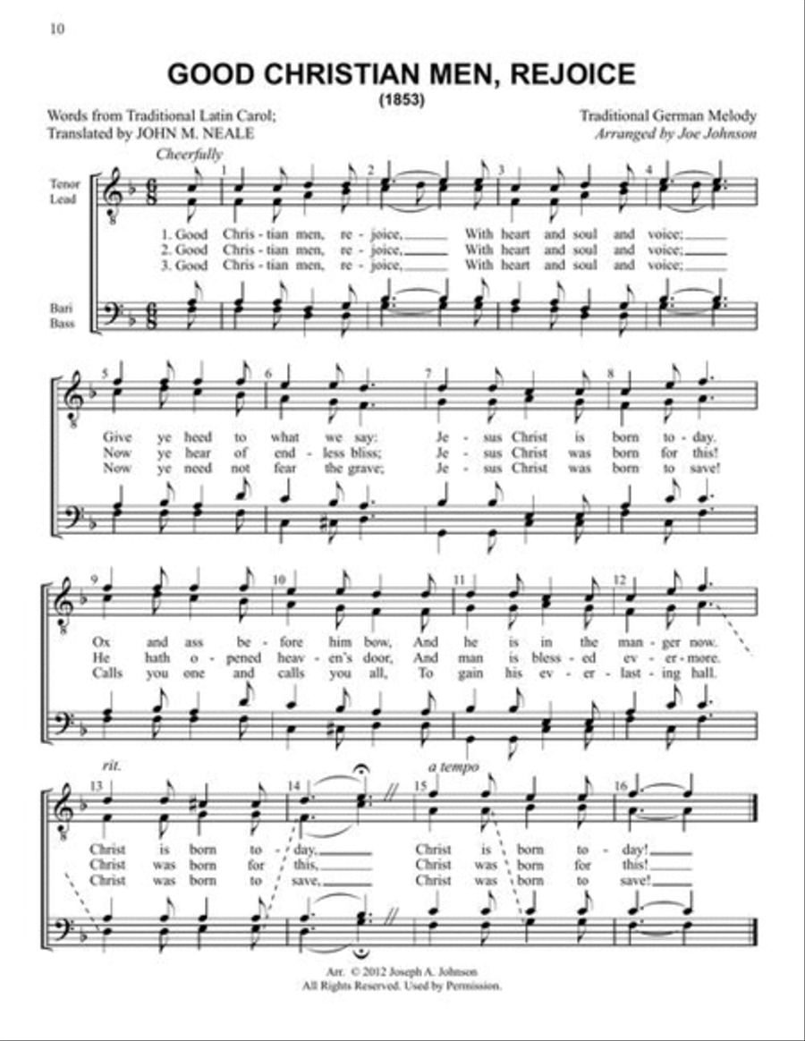 Yuletide Favorites TTBB scores gallery preview page 5