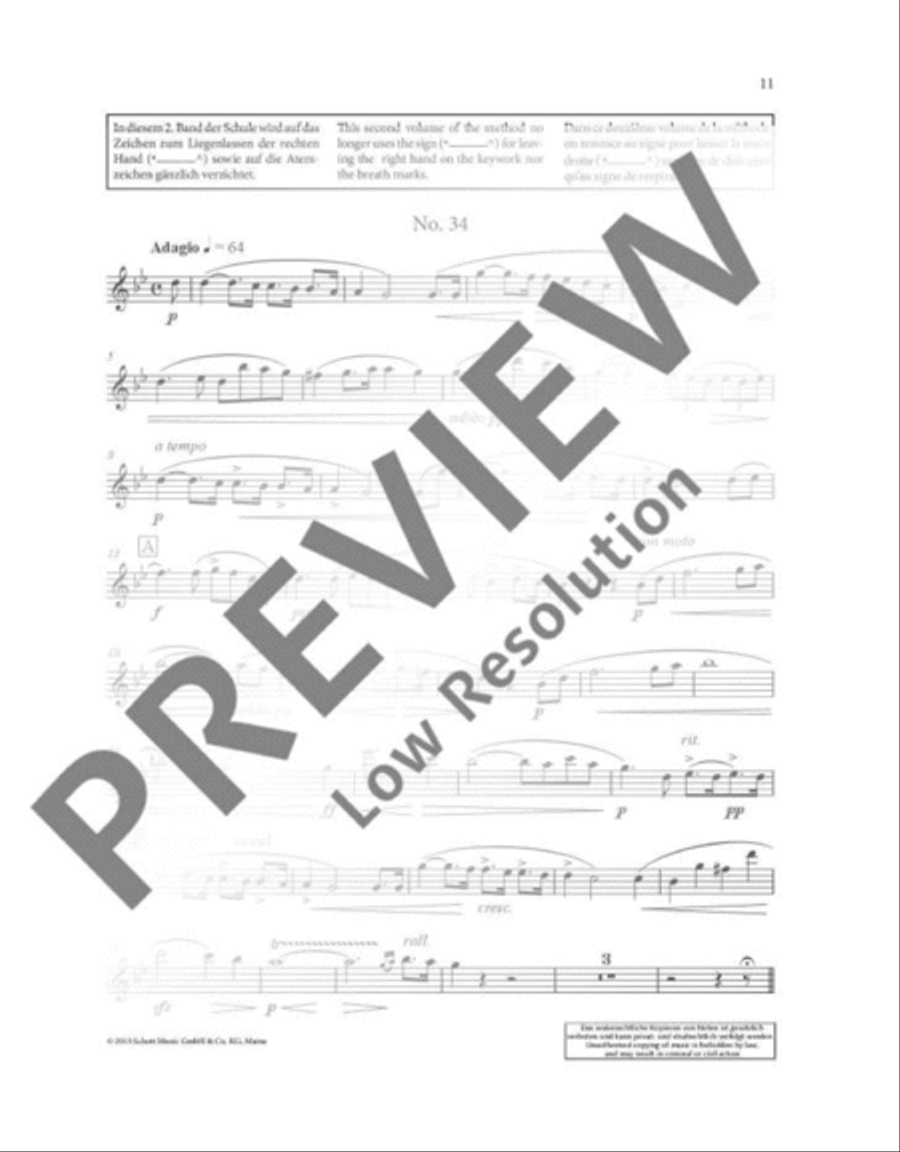 Clarinet Method B-Flat Clarinet scores gallery preview page 12