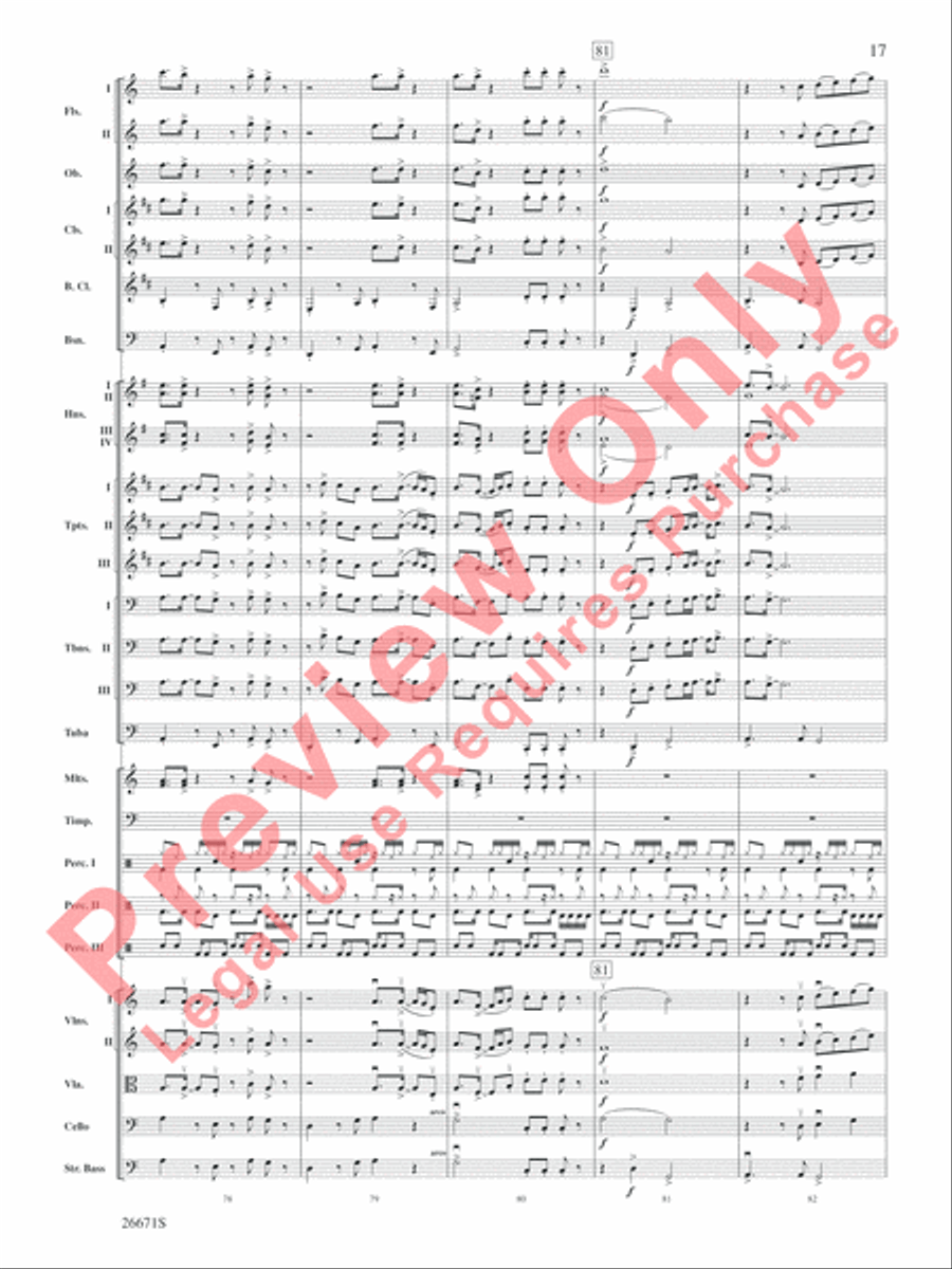 The Story of Mumble Happy Feet Full Orchestra scores gallery preview page 18