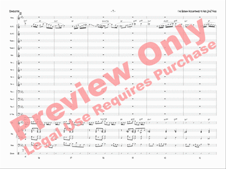 I've Grown Accustomed to Her (His) Face Jazz Ensemble scores gallery preview page 10
