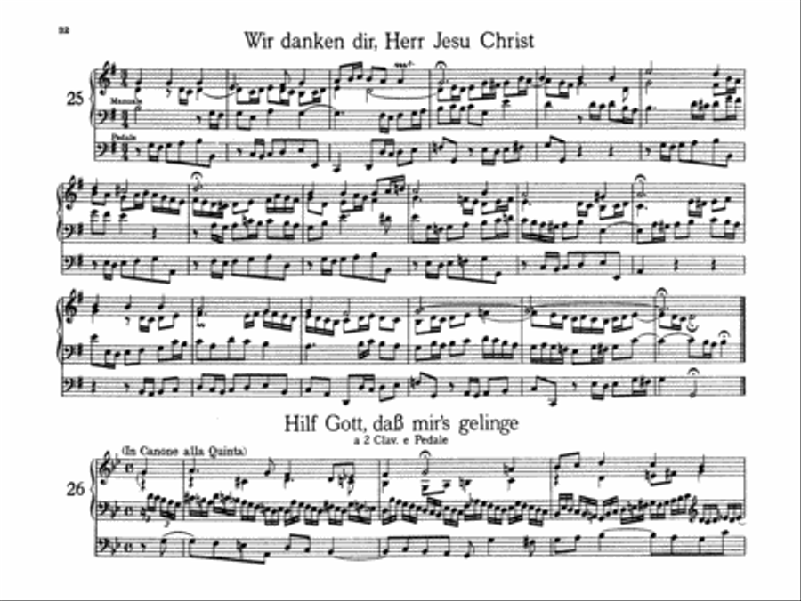 Bach: Organbook (Orgelbuchlein)