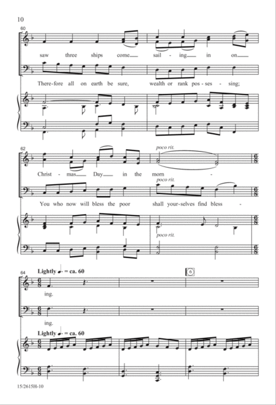 Rejoice! Rejoice! 4-Part scores gallery preview page 10